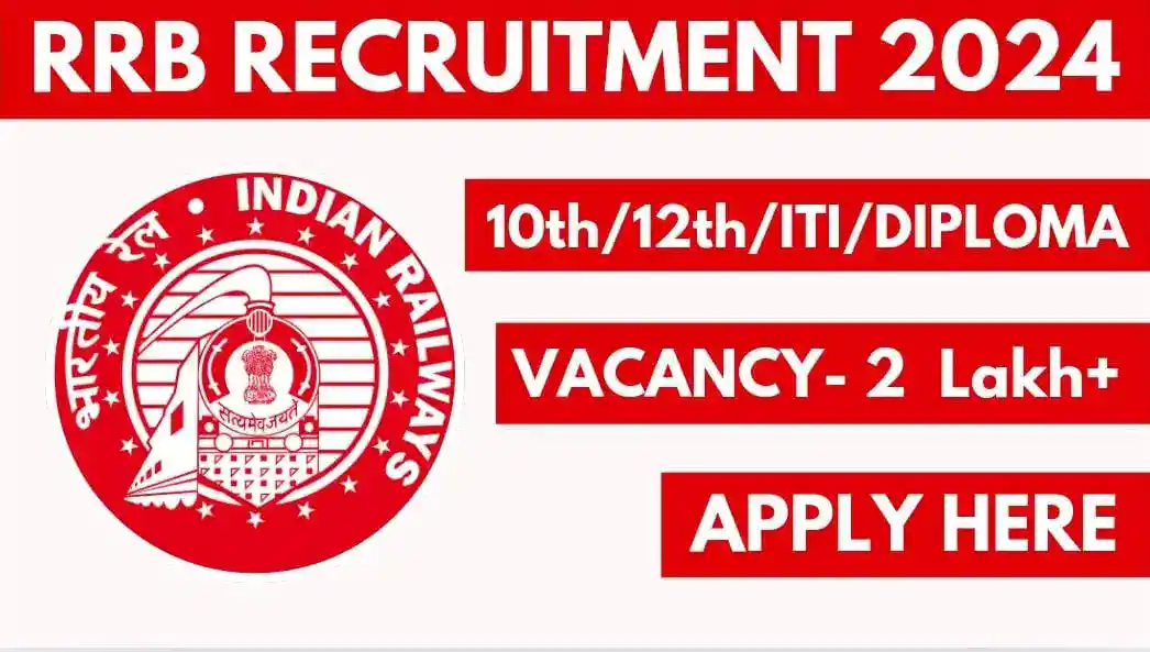 RRB Recruitment 2024, 2 Lakh+ Vacancy, Apply Online, Eligibility